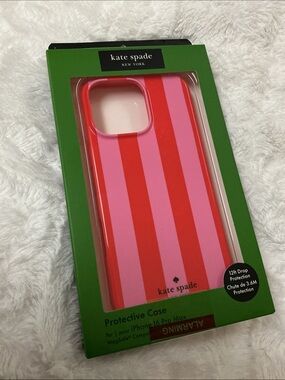 Kate Spade Stripped iPhone 16 Pro Max Case